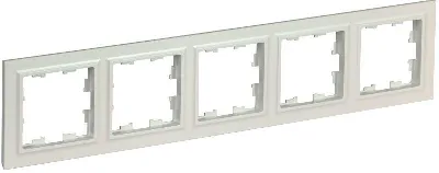 Рамка 5-м BRITE РУ-5-БрЖ жемчуж. IEK BR-M52-K36