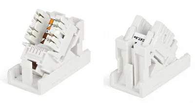 Розетка (вставка) SIP2K-C5E-M45-22.5 (45х22.5) аналог Mosaic с накл. мод. RJ45 кат.5E Hyperline 35210