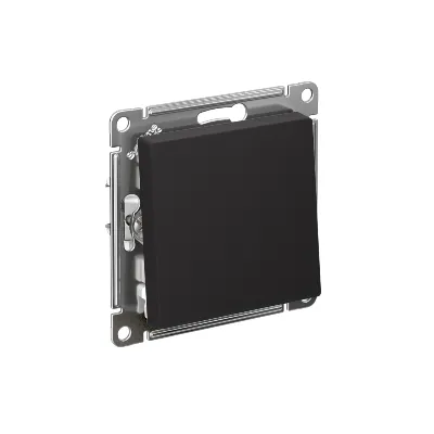 Выключатель 1-кл. СП AtlasDesign 10А IP20 (сх. 1) 10AX с самовозвратом механизм карбон SE ATN001015