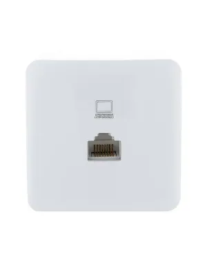 Розетка компьютерная 1-м ОП Viola RJ45 бел. LEZARD 751-0200-139