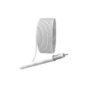 Кабель коаксиальный RG-6U CCS/оплетка Al 48проц. PVC Simple 75Ом бел. (м) Эра Б0044596