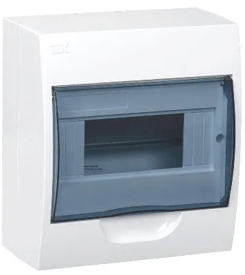 Корпус навесной ЩРН-П-8 Krepta 3 IP41 пластик. бел. IEK MKP12-N-08-40-20