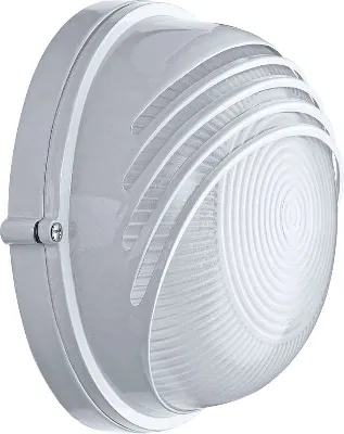 Светильник ЛОН 94 817 NBL-R3-60-E27/WH 1х60Вт E27 IP54 (аналог НПБ 1307 бел. круг ресн. 60Вт) Navigator 94817
