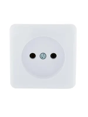 Розетка 1-м ОП Viola 16А IP20 без заземл. бел. LEZARD 751-0200-121