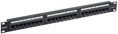 Патч-панель 1U кат.5E UTP 24 порта (Krone) GENERICA PP24-1UC5EU-K05-G