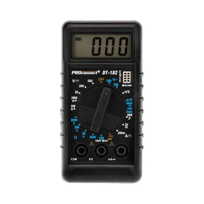 Мультиметр портативный М-182 (DT-182) PROCONNECT 13-3014