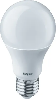 Лампа светодиодная 94 385 NLL-A60/A55-7-230-2.7K-E27 7Вт грушевидная 2700К тепл. бел. E27 525лм 176-264В Navigator 94385