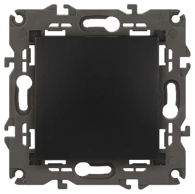 Переключатель 1-кл. СП Elegance 14-1103-05 10А IP20 250В 10AX механизм антрацит Эра Б0034227
