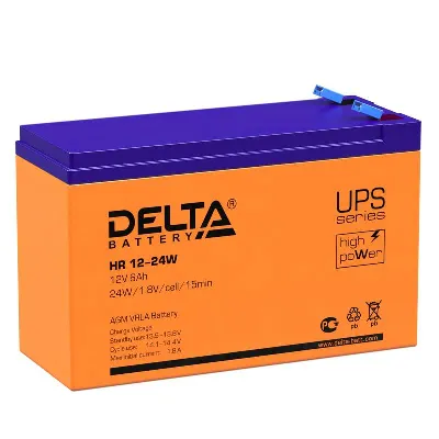 Аккумулятор UPS 12В 6А.ч HR 12-24 W Delta 4614010630003
