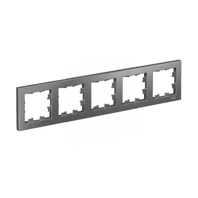 Рамка 5-м AtlasDesign универс. сталь SE ATN000905