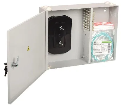 Кросс укомплектованный настенный SC (duplex) 12 портов (OM2) ITK FOBX24-N-12SCUD50