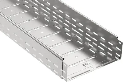 Лоток листовой перфорир. 300х100 L3000 сталь 1мм IEK CLP10-100-300-3