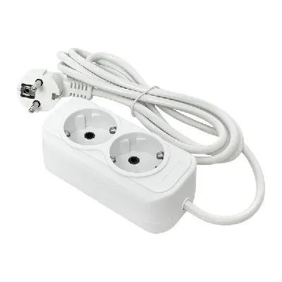 Удлинитель 2х2м с заземл. 16А IP20 Эксперт 3.0кВт ПВС 3х1 EKF UBA16-310-2-02